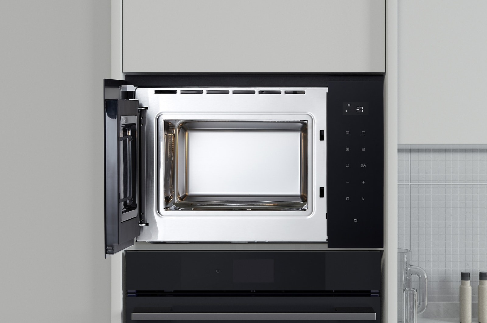 LG Micro-ondes Gril Encastrable NeoChef 25L Design élégant Tactile Easy Clean™ -  MGBZ2593F thumbnail