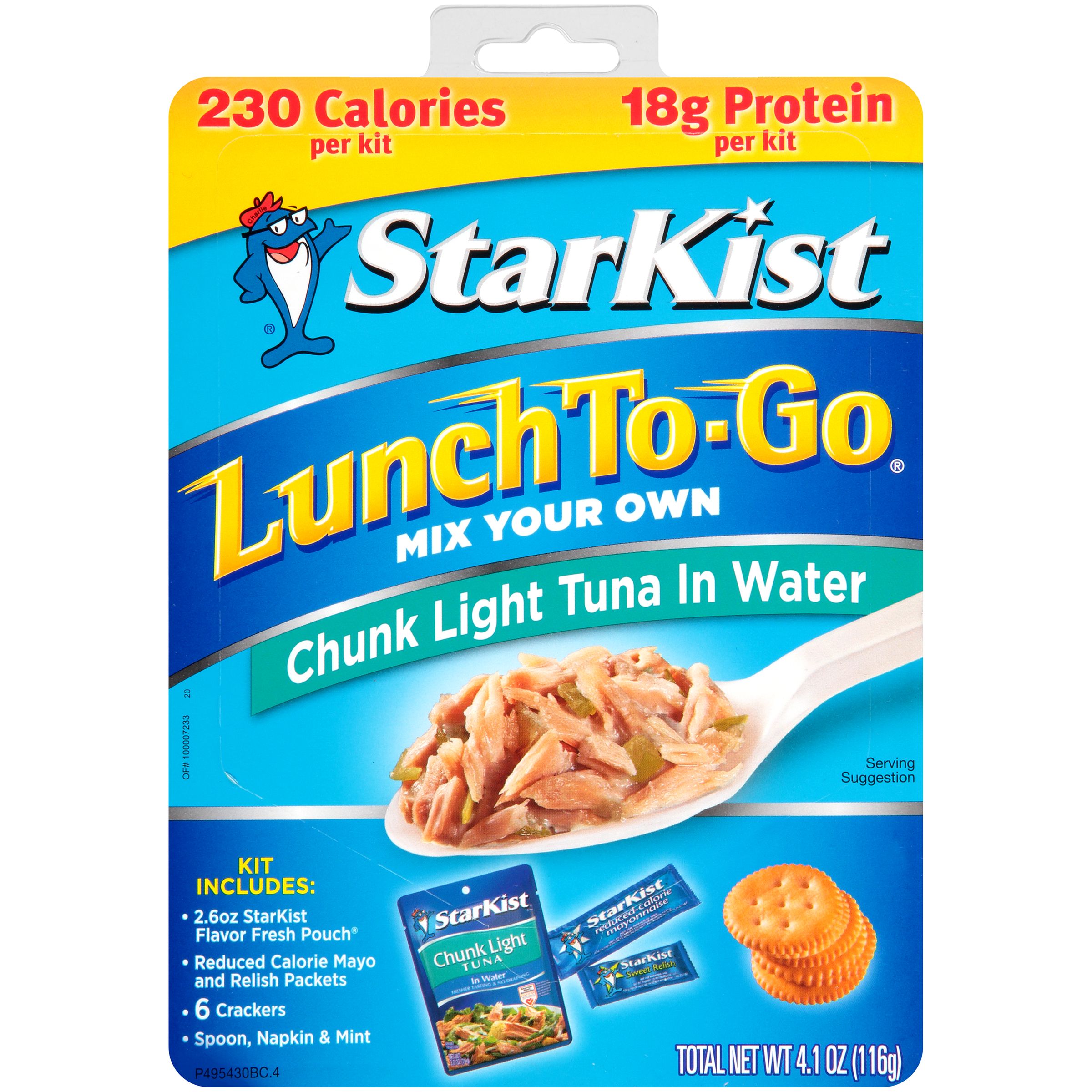 StarKist Lunch to-Go Chunk Light Tuna Kit - 4.5oz