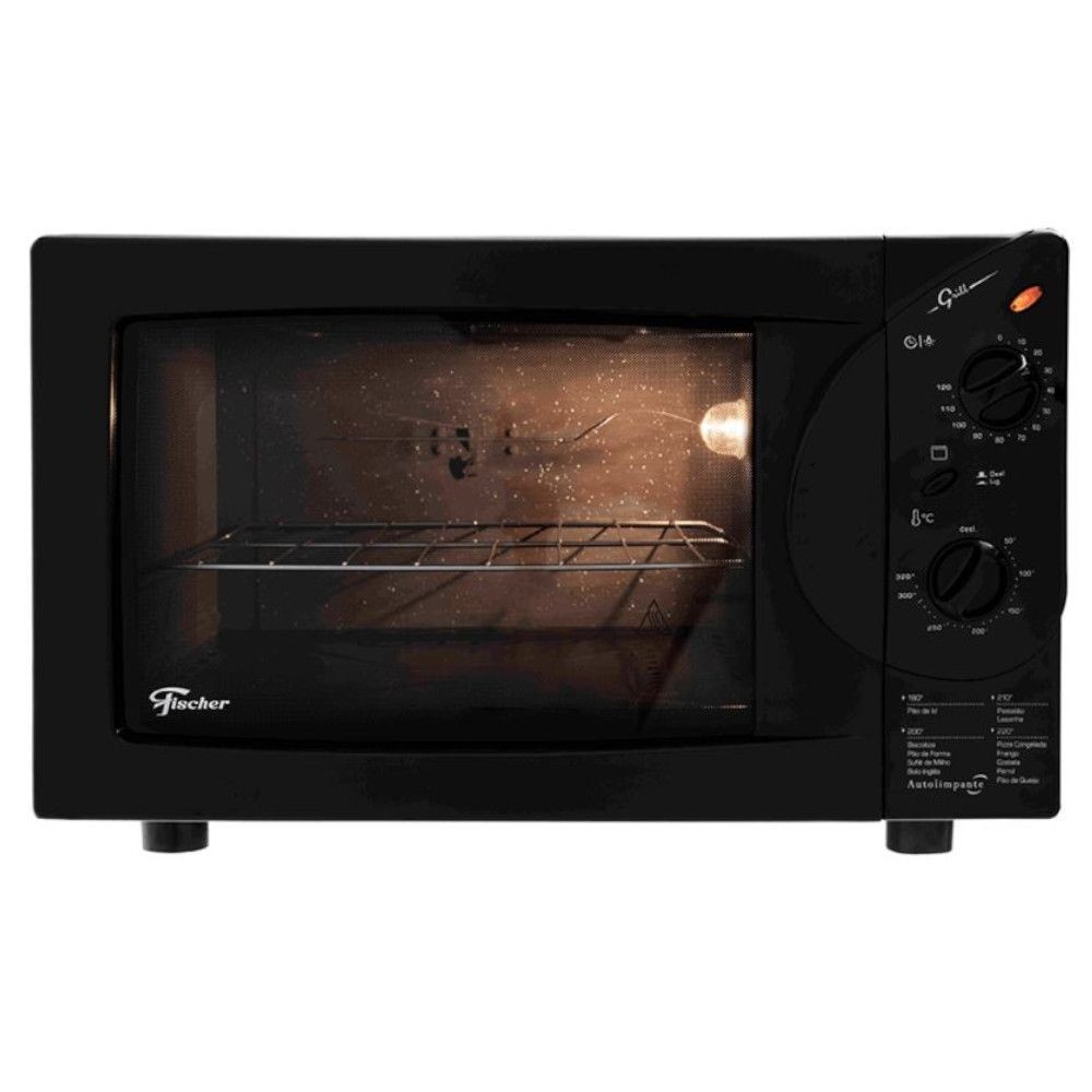 Forno Elétrico Fischer 34312 44L 1775W Com Grill, Timer E Controle Temperatura 220v