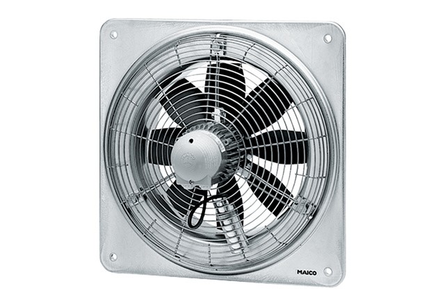 Axial-Wandventilator DZQ 60/84 B Quadrat. Wandplatte, Drehstrom, DN600 Von Maico - 0083.0164