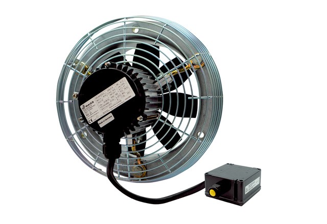 Axial-Wandventilator DZS 35/6 B Ex T Stahlring, Drehstrom, StaubEx, 1750m3/h Von Maico - 0094.0208