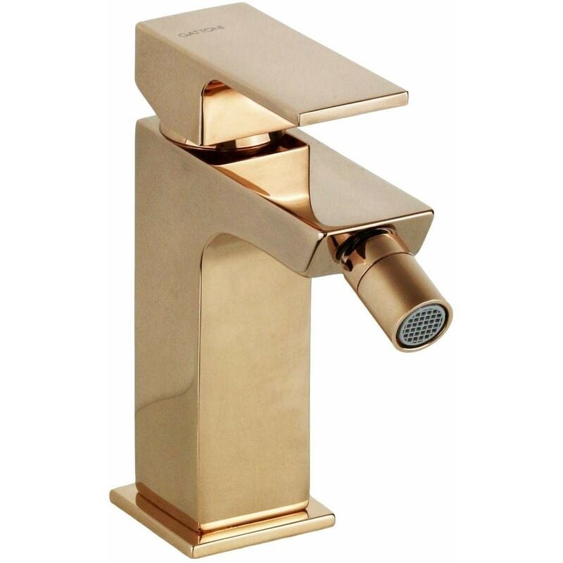 Mitigeur Bidet Modèle Carré or Rose Gattoni Square 2564/25RS or Rose