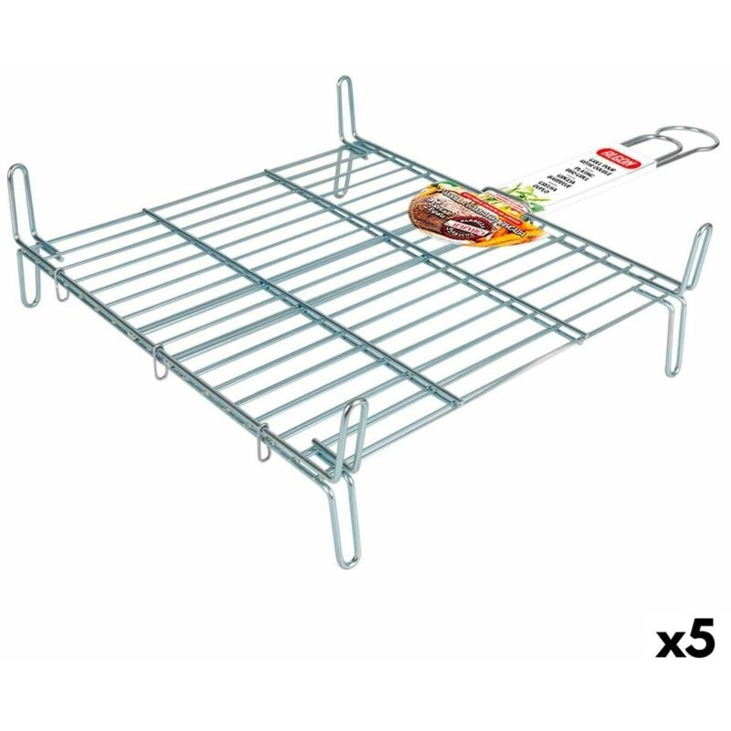Algon - Grill Double Zingage 40 X 40 Cm (5 Unités)
