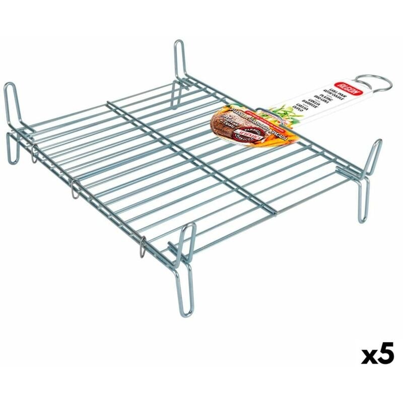 Algon - Grill Double Zingage 35 X 40 Cm (5 Unités)