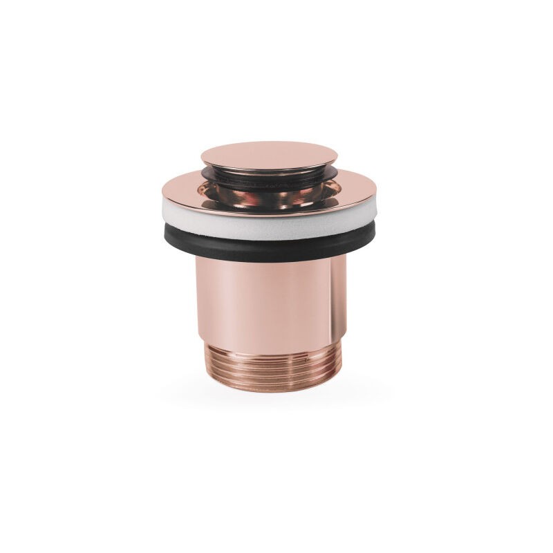Bonde De Vidage Clic-clac Simple-Rapid Pour Lavabo or Rose 24K - Tres 24284002OP