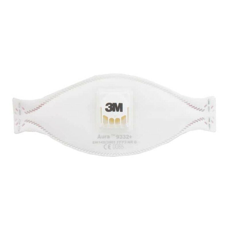 Masque 3M Aura 9332 Anti-poussières Pliable FFP3 Avec Soupape