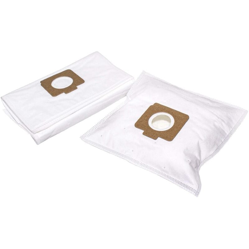 Vhbw - 10x Sacs Compatible Avec Rowenta Silence Force Compact Ro 6327, Ro 6331 Aspirateur - Microfibre Non Tissée, 28,5cm X 19cm Blanc