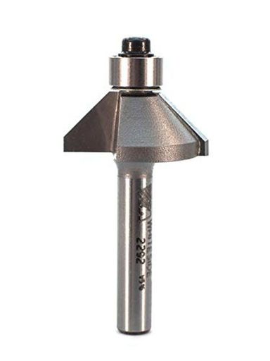 Whiteside Router Bits 2292 Chamfer Bit with 45-Degree 7/16-Inch Cutting Length