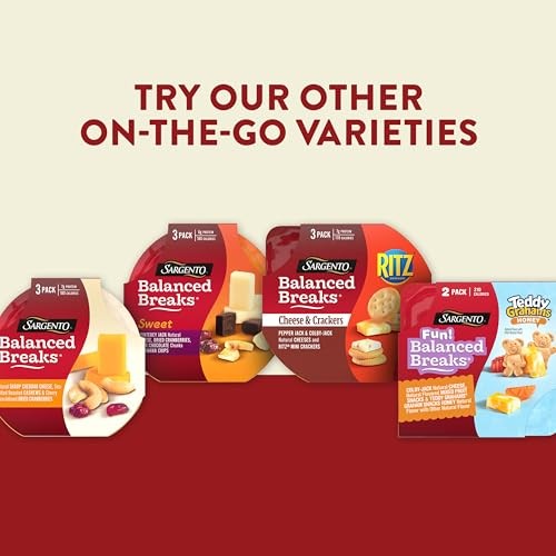 Sargento Fun! Balanced Breaks Colby-Jack Natural Cheese, Natural Flavored Mixed Fruit Snacks & TEDDY GRAHAMS Graham Snacks Honey Natural Flavor with O thumbnail