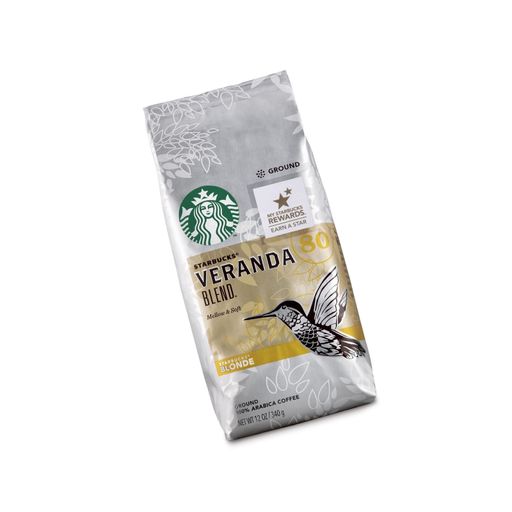 Starbucks Veranda Blend Light Blonde Roast Ground Coffee, 12-Ou. Free Shipping