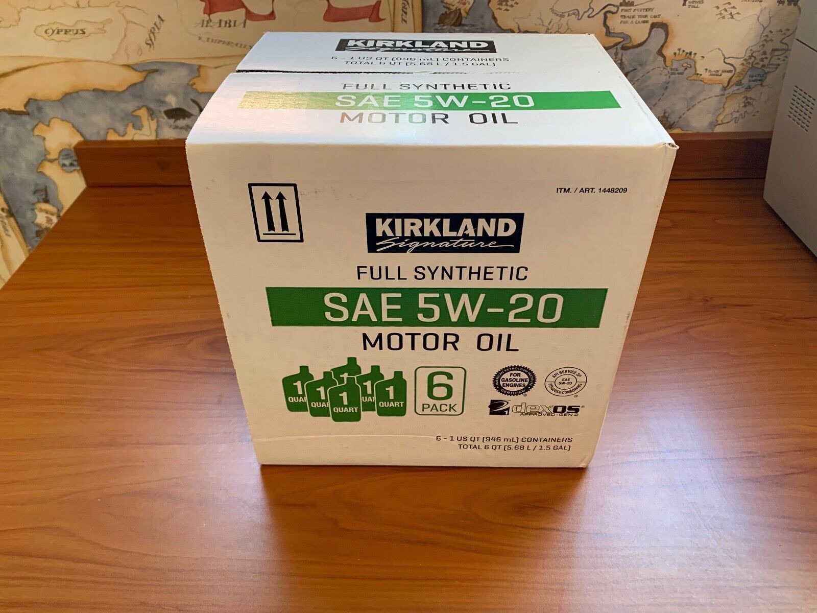 Kirkland Signature 1-Quart 5W-20 Full Synthetic Motor Oil - 6 Pack