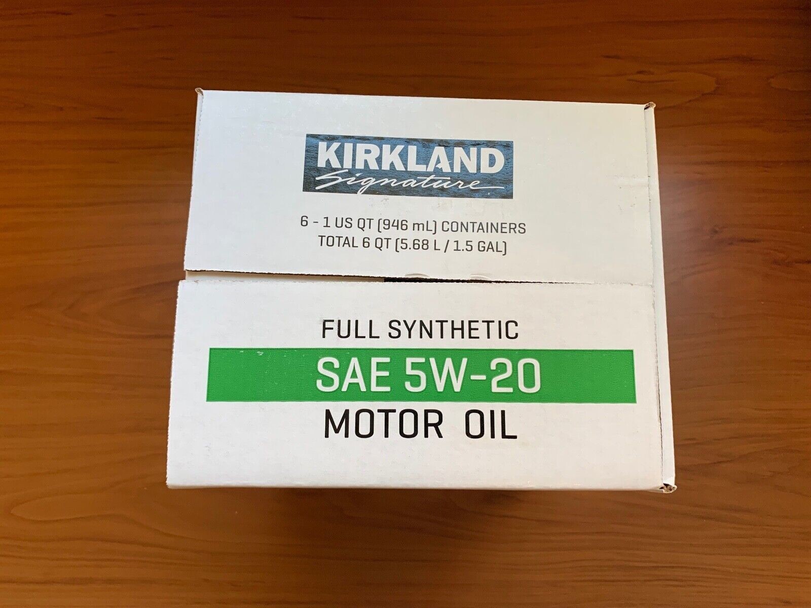 Kirkland Signature 1-Quart 5W-20 Full Synthetic Motor Oil - 6 Pack thumbnail