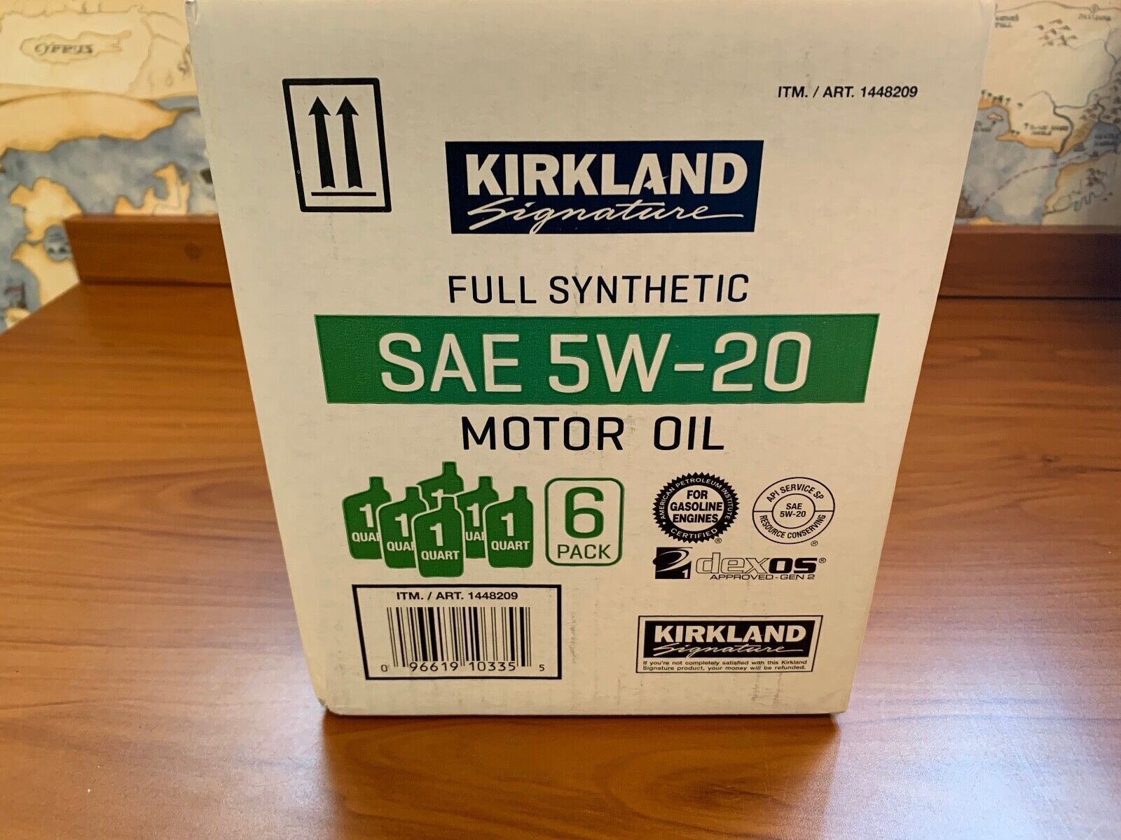 Kirkland Signature 1-Quart 5W-20 Full Synthetic Motor Oil - 6 Pack thumbnail