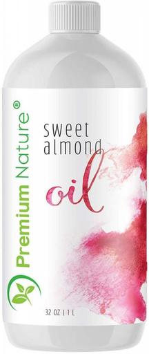 Sweet Almond Oil Best Carrier - 32 Oz 100% Natural Pure for Skin & Hair.
