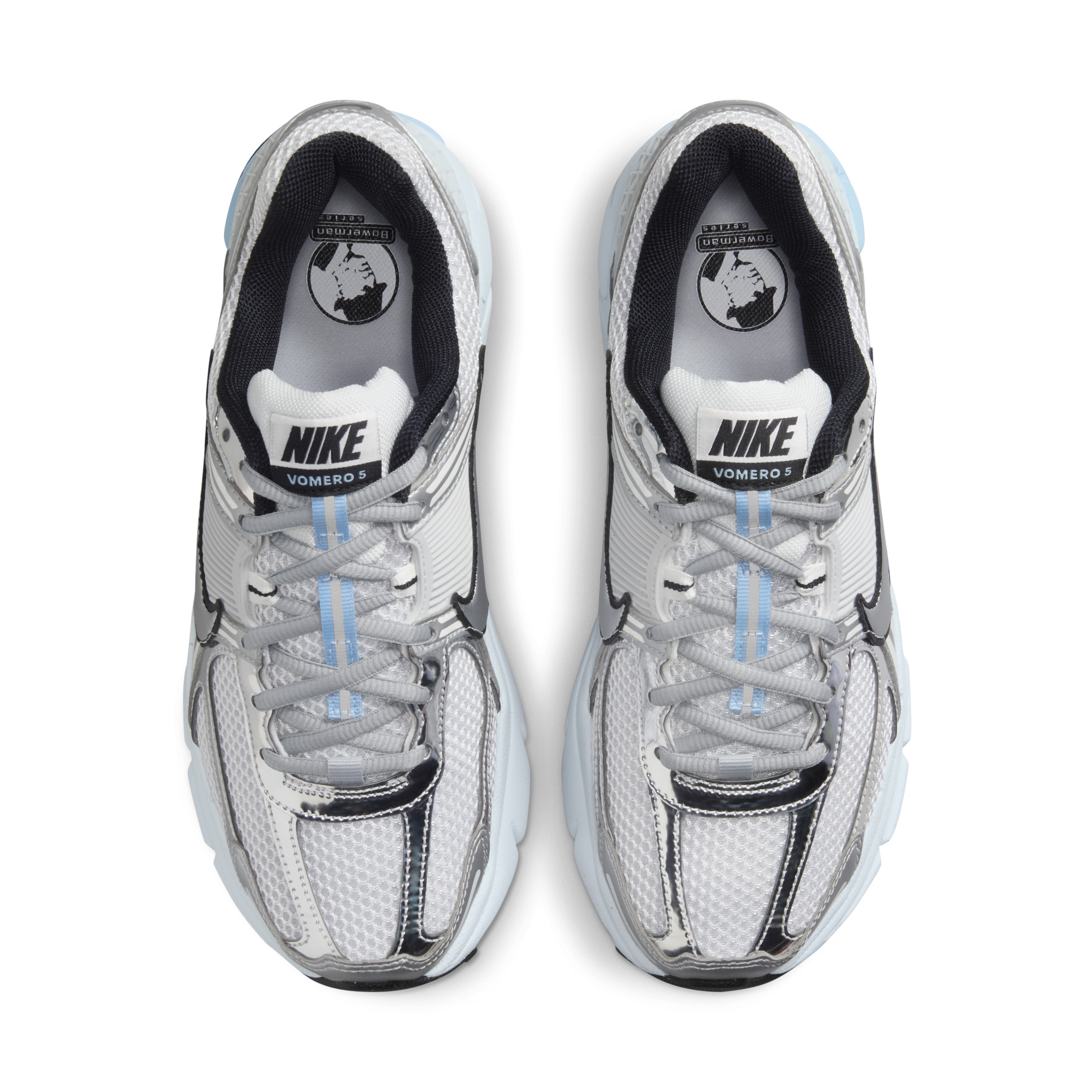Nike Zoom Vomero 5 Metallic Silver Blue Tint (Women's) - UK 2.5