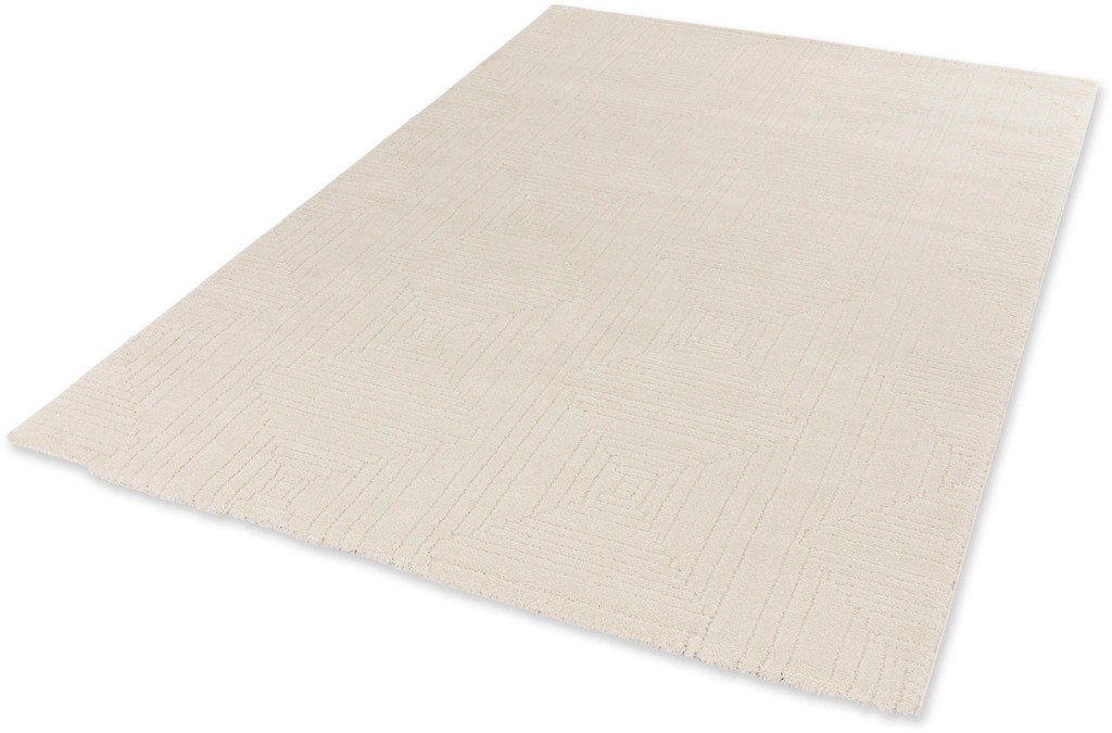SCHÖNER WOHNEN-Kollektion Teppich »Pure 6317-243«, Rechteckig, 22 Mm Höhe, Kurzflor, Hoch Tief Struktur, Wohnzimmer, Schöner Wohnen Kollektion