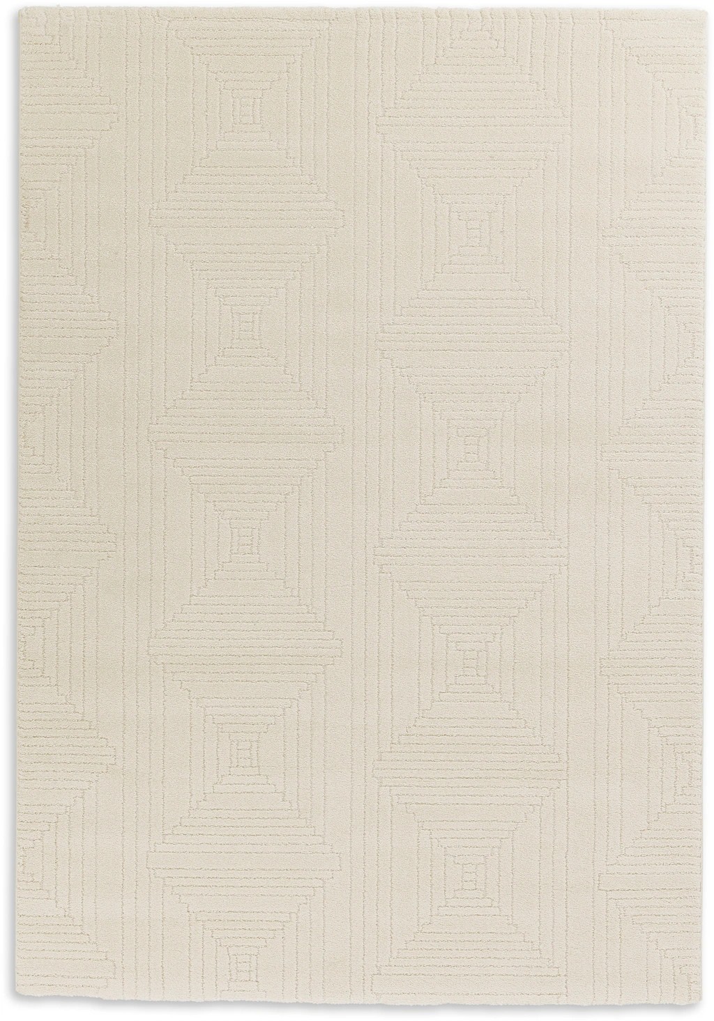 SCHÖNER WOHNEN-Kollektion Teppich »Pure 6317-243«, Rechteckig, 22 Mm Höhe, Kurzflor, Hoch Tief Struktur, Wohnzimmer, Schöner Wohnen Kollektion thumbnail