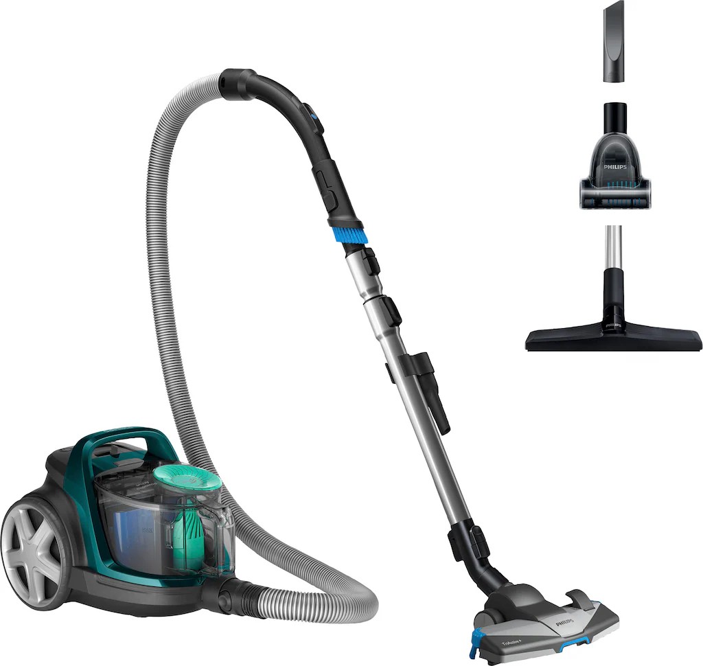 Philips Bodenstaubsauger »FC9555/09«, 900 W, Beutellos, Mit 1,5 L Fassungsvermögen Und Tri-Active+-Düse