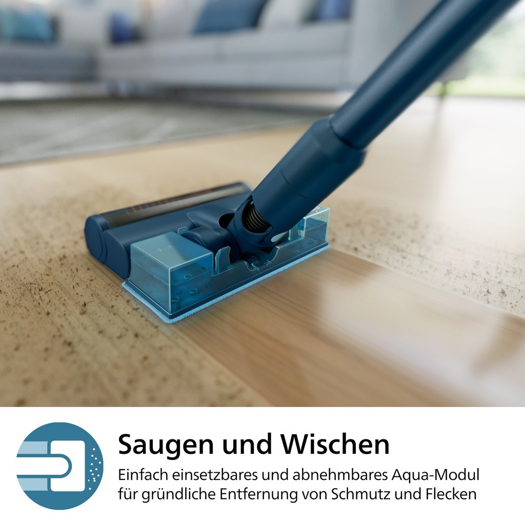 Philips Akku-Hand-und Stielstaubsauger »XC5141/01 5000 Series, Mit Digitalem Motor, Bis Zu 60 Min. Laufzeit«, Leicht Anbringbarem Aqua-Modul Und Min thumbnail