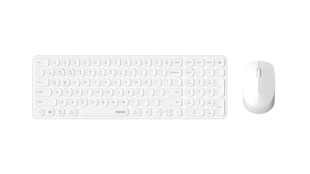 Rapoo Tastatur- Und Maus-Set »9310M, Kabelloses Ultraflaches Multi-Mode-Deskset«