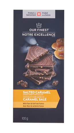 Our Finest Salted Caramel Swiss Dark Chocolate