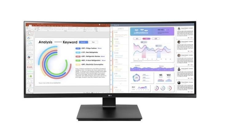 LG 34BA75QE-B Computer Monitor 86.4 Cm (34