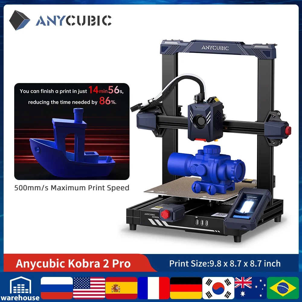 ANYCUBIC Kobra 2 Pro - Drukarka 3D - Pearl Polylactide (PLA)