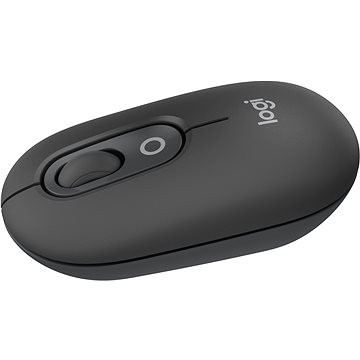 Logitech POP Wireless Mouse with Emoji Button Function in Graphite