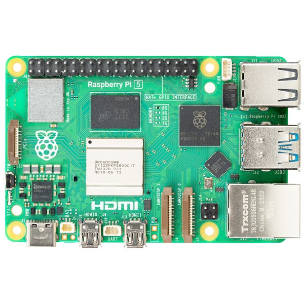 Raspberry Pi 5 (2GB) RAM Broadcom BCM2712 Arm Cortex-A76 2.4GHz Quad-core 64-bit Single Board Computer