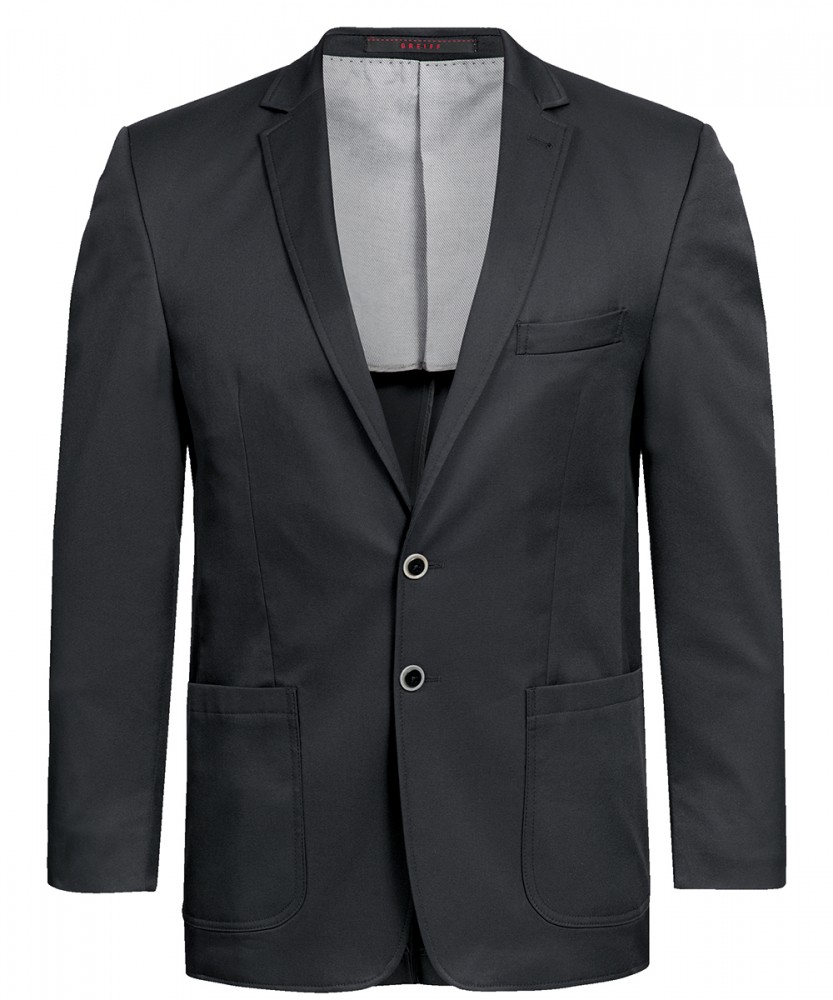 Greiff Corporate Wear Casual Herren Sakko Regular Fit Schwarz Modell 1128