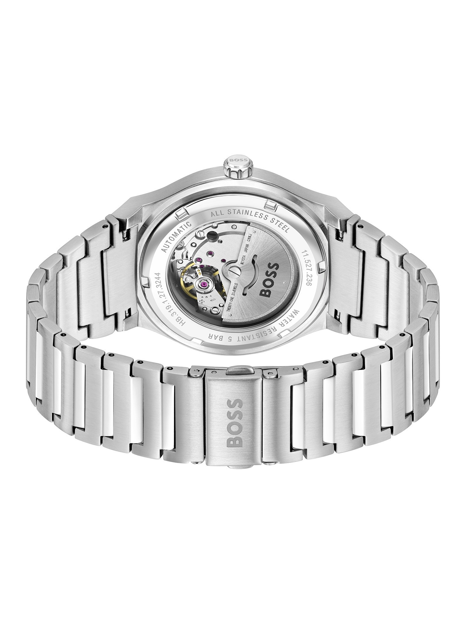 Hugo, Watches, Male, Gray, ONE SIZE, Stainless Steel Dress Watch thumbnail