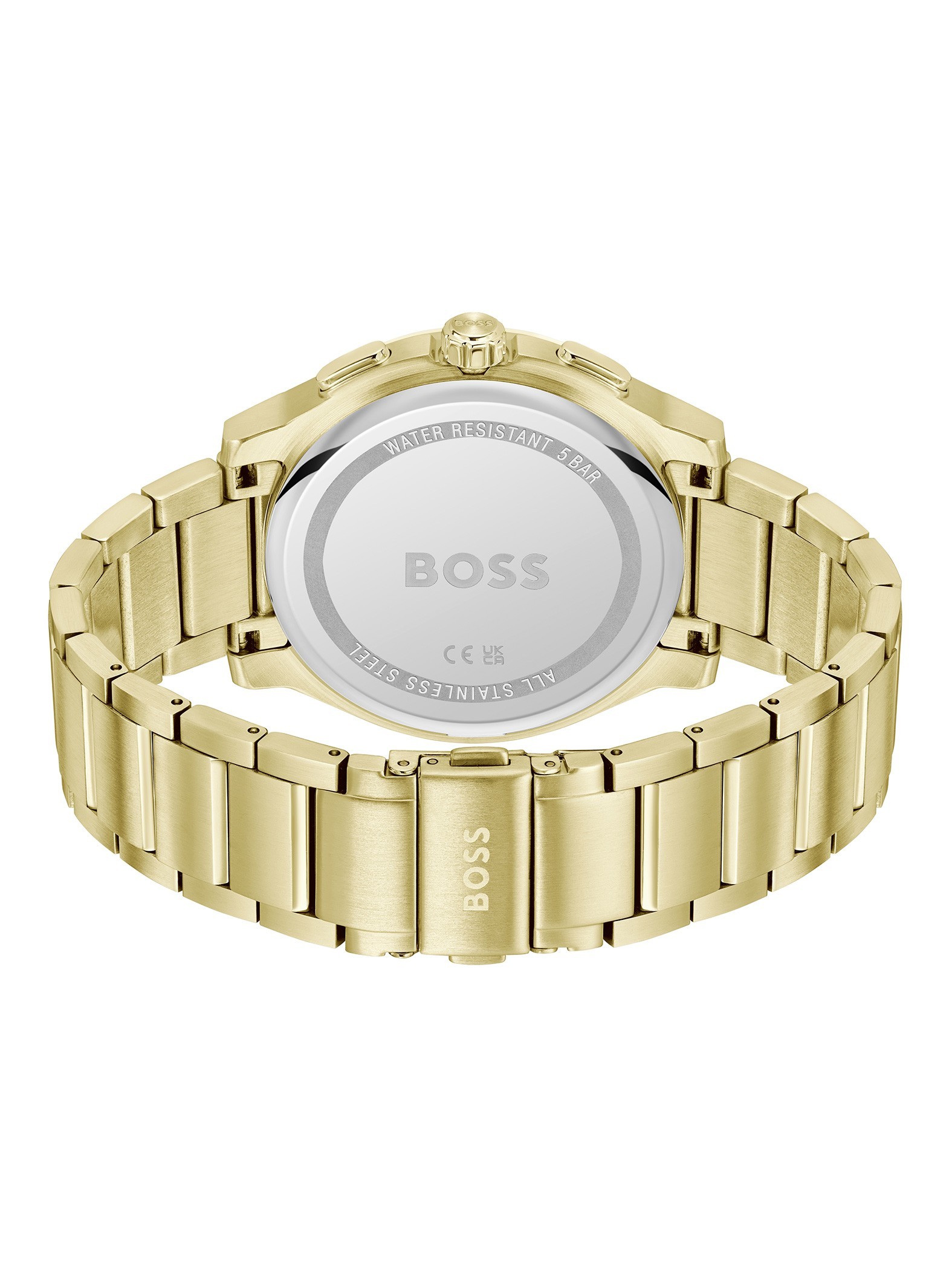 Hugo, Watches, Male, Yellow, ONE SIZE, Stainless Steel Luxury Dress Watch thumbnail