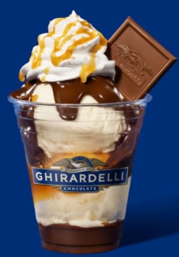 Ghirardelli Chocolate Company Sea Salt Caramel Sauce Pump Bottle, 87.3 Oz thumbnail