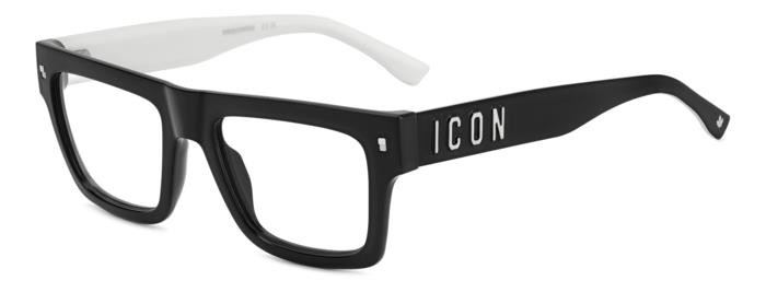 Dsquared2, Glasses, Male, Black, 53 MM, Iconic Optical Glasses Model 0023