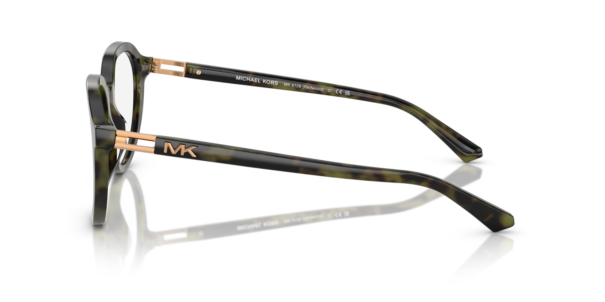 Michael Kors MK4129 REDWOOD 3943 Men's Glasses Tortoiseshell Size 53 - Free Lenses - Blue Light Block Available thumbnail