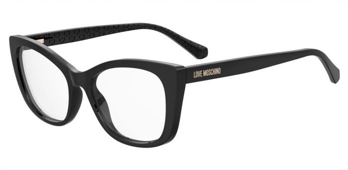 Love Moschino, Glasses, Female, Black, ONE SIZE, Black Butterfly Optical Frames