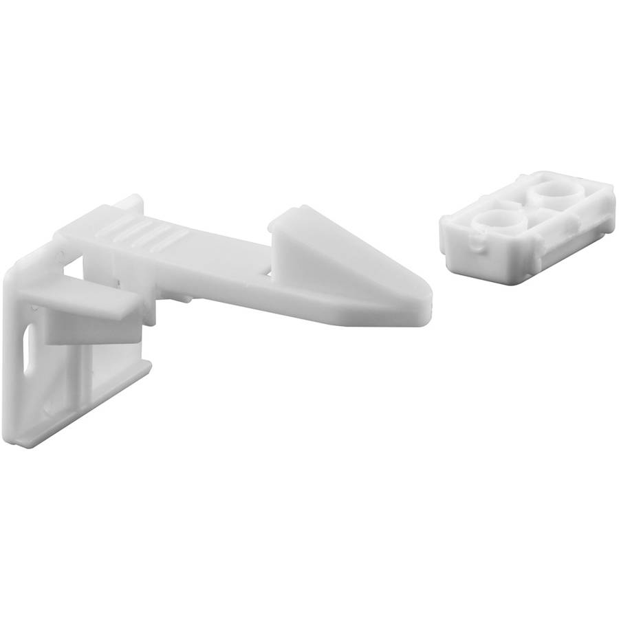 Prime-Line S 4719 Spring Loaded Cabinet Catch  White  Pack of 6