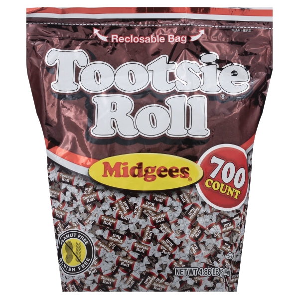 Tootsie Roll  Midgees Candy  4.86 Lbs  700 Ct