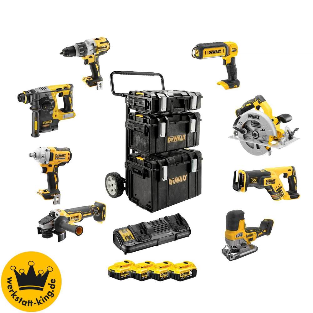 DeWALT DCK856P4-QW 18 V Cordless Power Tool Kit, Type C - EU