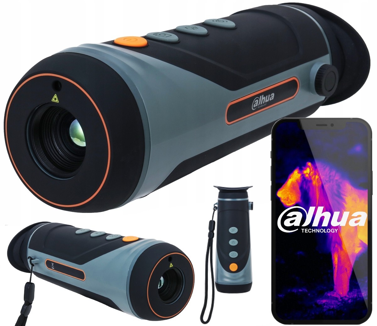 Dahua TPC-M60-B18-G Thermal Monokular Kamera IP67 Mit WiFi App-Verbindung