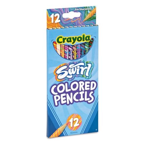 Crayola - SWIRL Colored Pencils  12 Count