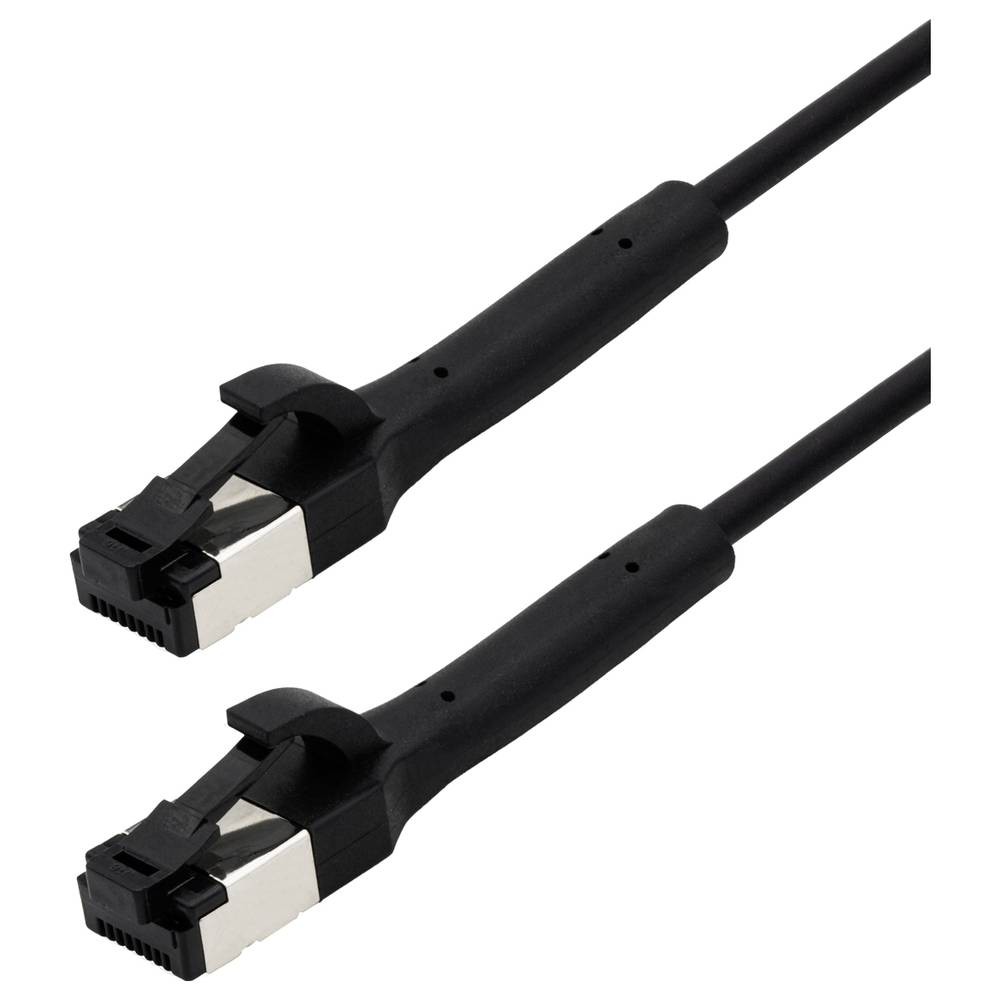 Maxtrack TI42-2L RJ45 Network Cable CAT 8.1 Black 2 M Single Shield