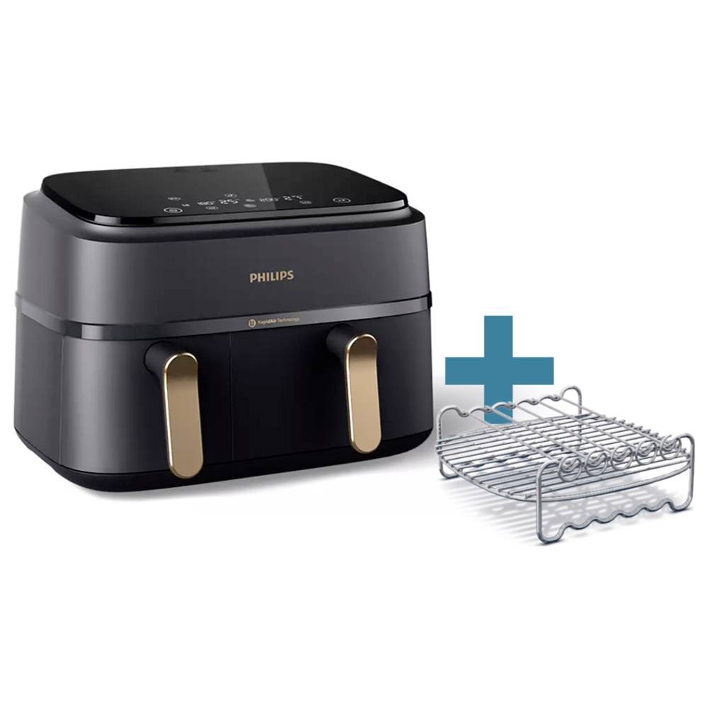 Philips Home NA352/04 Heißluft-Fritteuse 9 L 2750 W BPA-frei, Antihaftbeschichtung Schwarz