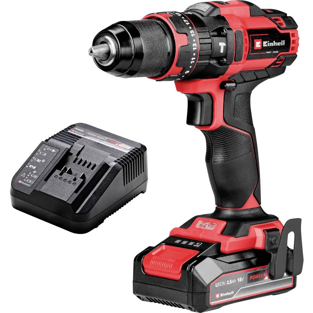 Einhell TE-CD 18/44 Li 18v Cordless Combi Drill 1 X 2.5ah Li-ion Battery Charger No Case