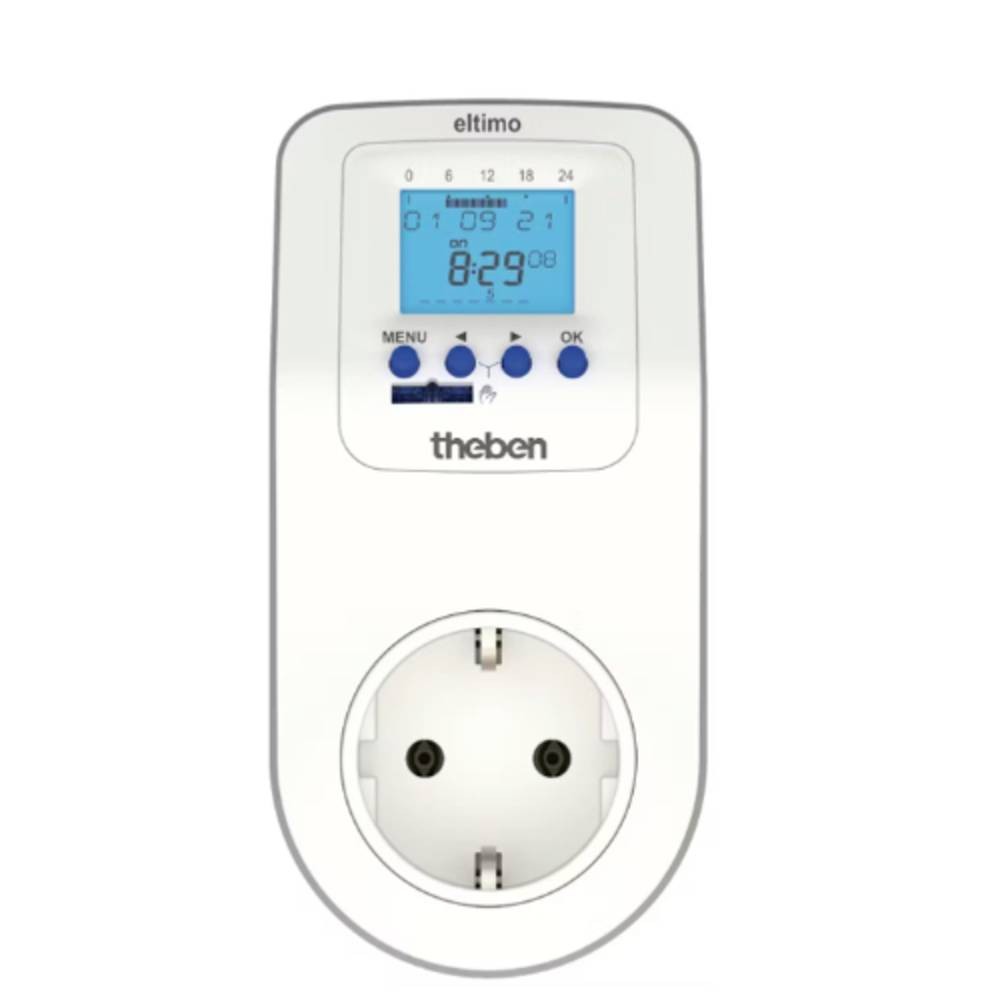 Theben Digital Weekly Timer Plug with Bluetooth 2600W - 0200130