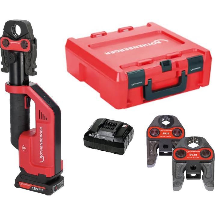Rothenberger ROMAX COMPACT III Set SV15-22-28, 2Ah, EU, CAS 1000004275