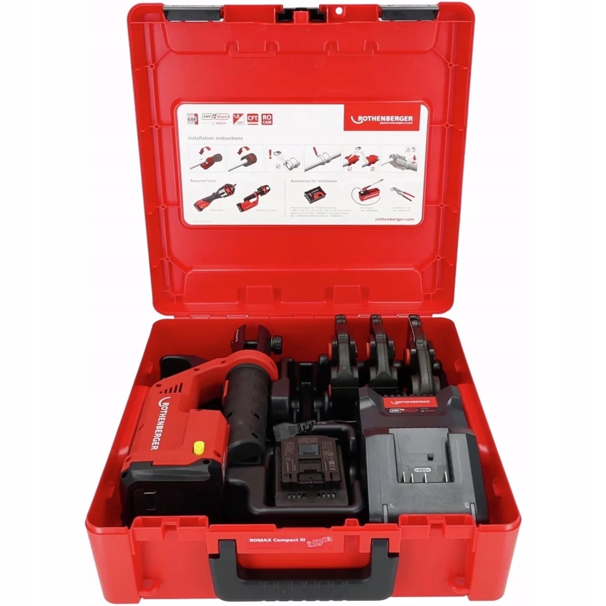Rothenberger ROMAX COMPACT III Set TH16-20-26 2Ah EU 1000004280