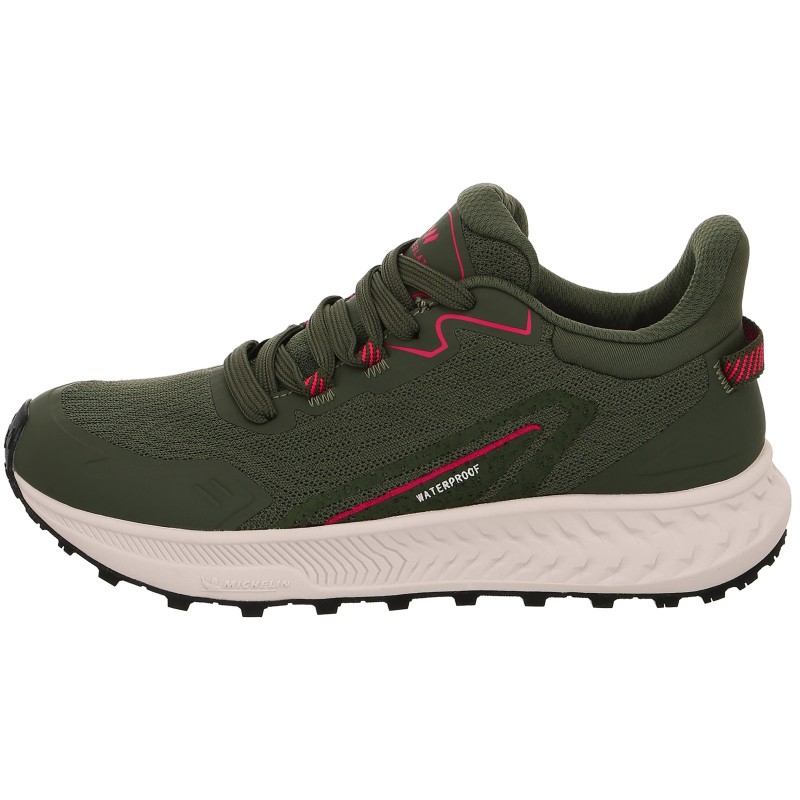 WITEBLAZE X-Hike Low Wanderschuhe Damen 6229 - Oliv-pink 41
