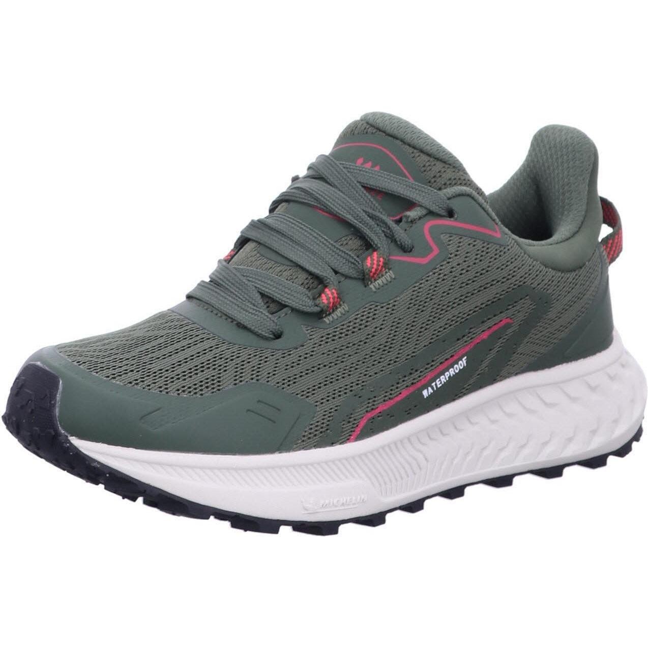 WITEBLAZE X-Hike Low Wanderschuhe Damen 6229 - Oliv-pink 42