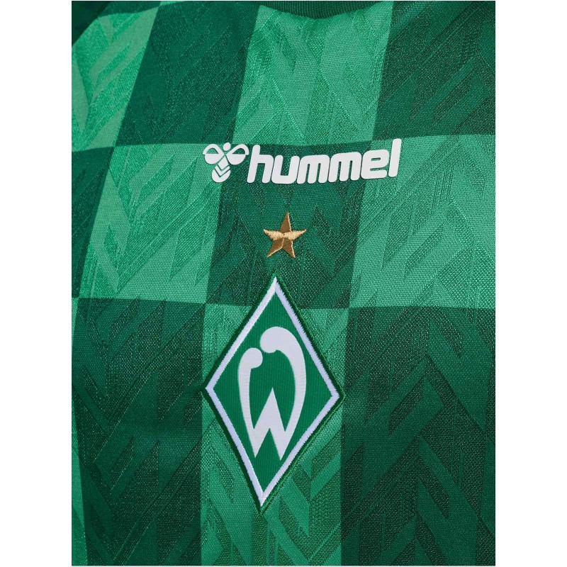 Hummel SV Werder Bremen Heimtrikot 2024/25 6249 - Bosphorous XS thumbnail